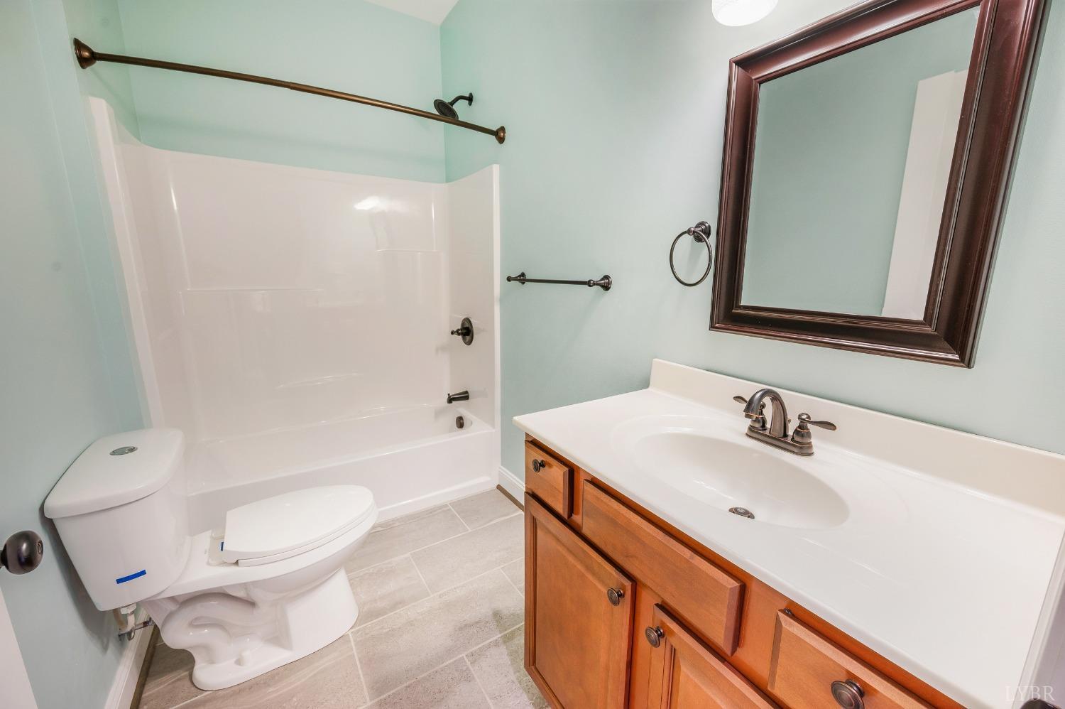 1695 Colby Drive Forest, VA 24551 - Photo 45 of 92 a bathroom with a sink a toilet and shower