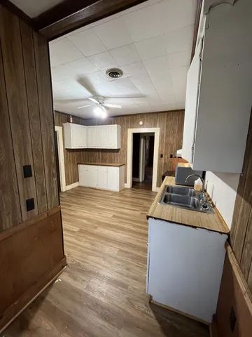 a room with storage and utility