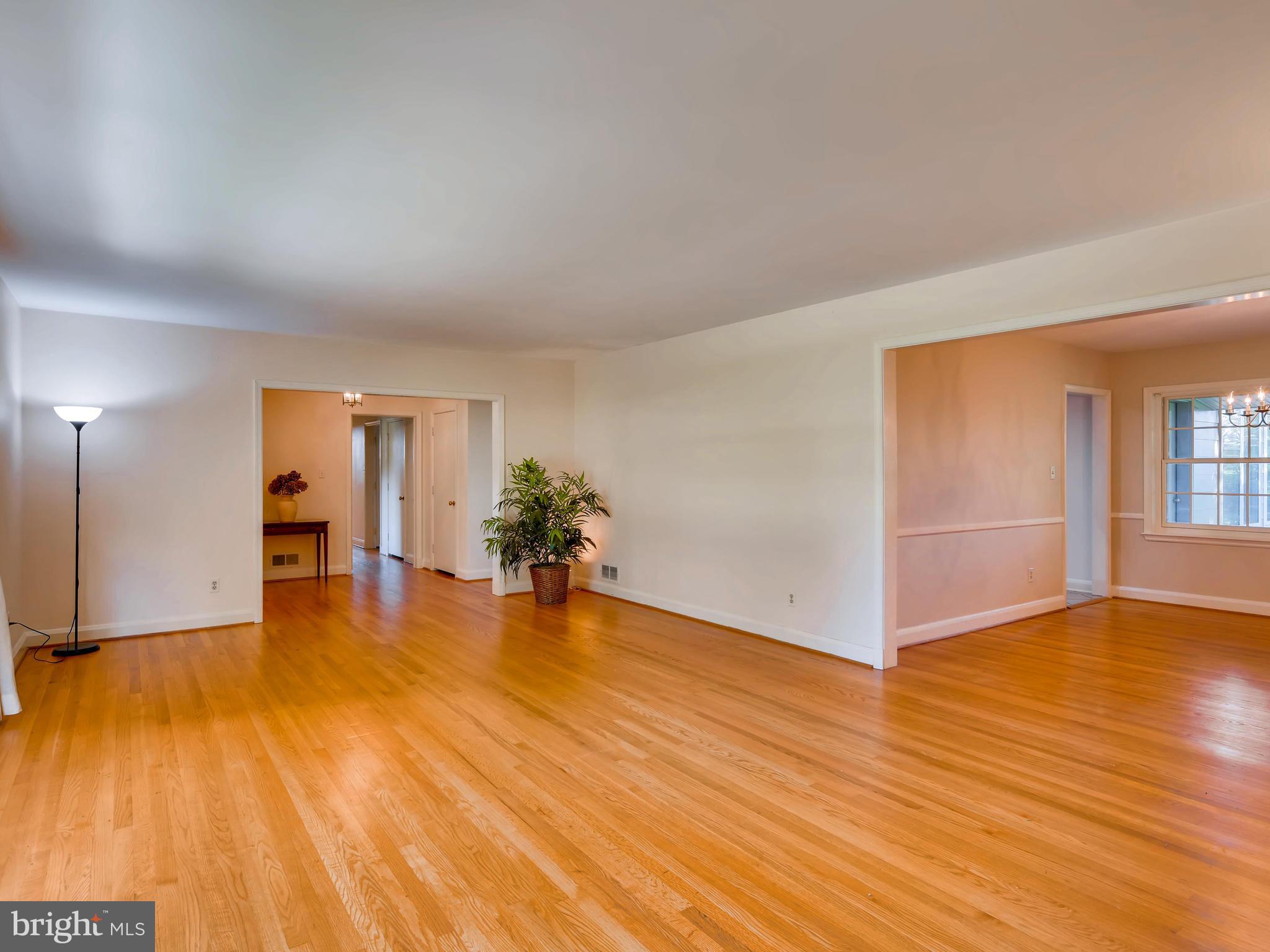 327 East Timonium Road Lutherville-Timonium, MD 21093 - Photo 8 of 30 Large Living Room Flows to Dining Room