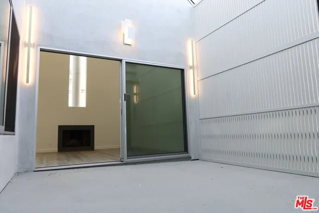 an empty room with window