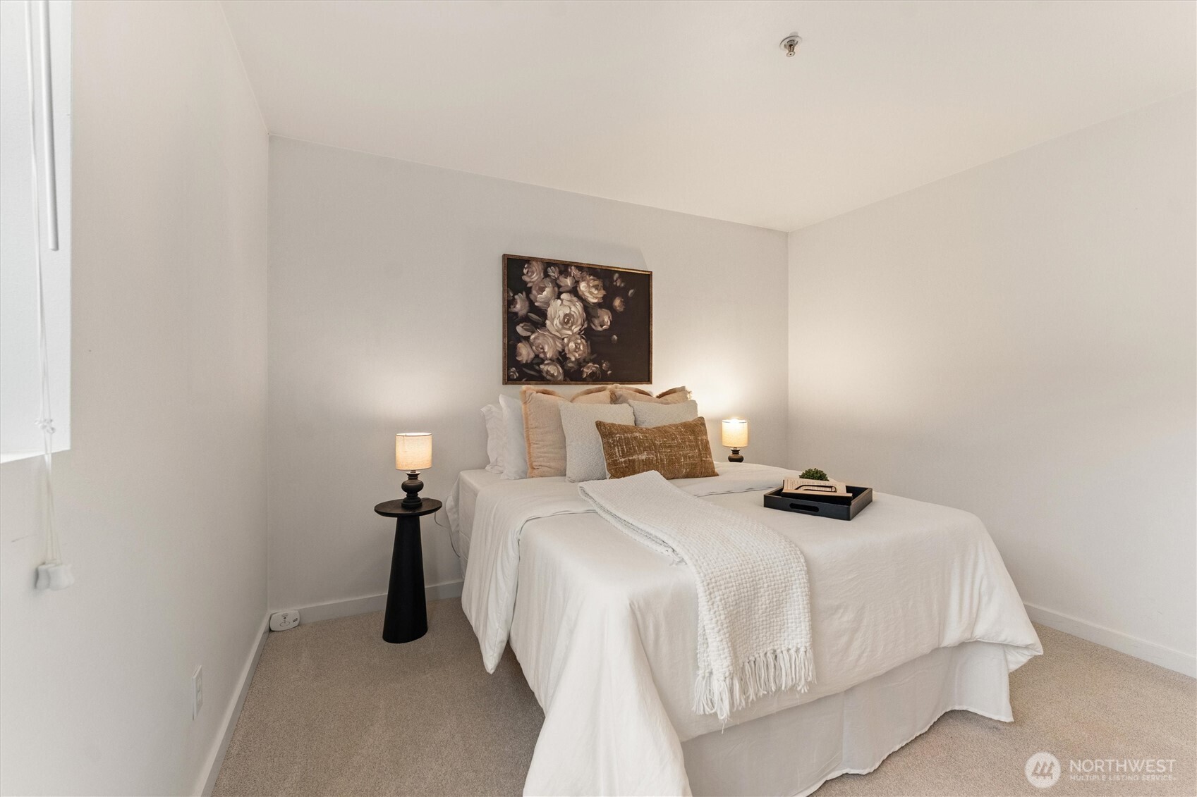 15150 140th Way Southeast, Unit S103 Renton, WA 98058 - Photo 22 of 40 a bedroom with a bed and a night stand