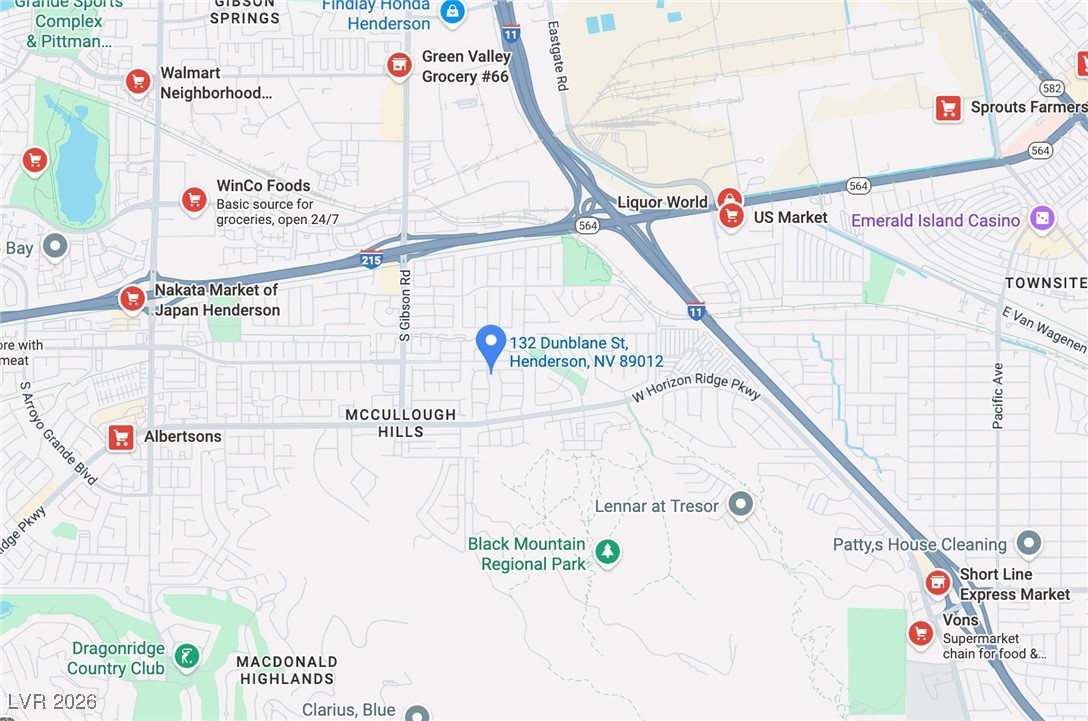 132 Dunblane Street Henderson, NV 89012 - Photo 47 of 50 Map