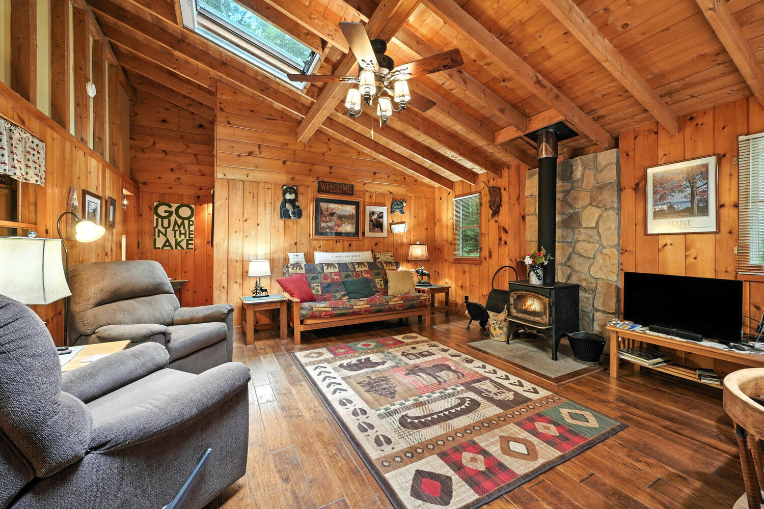 127 Hight Road Mount Vernon, ME 04352 - Photo 12 of 75 Cozy livingroom