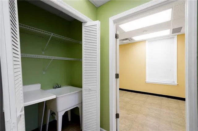 a view of a small space