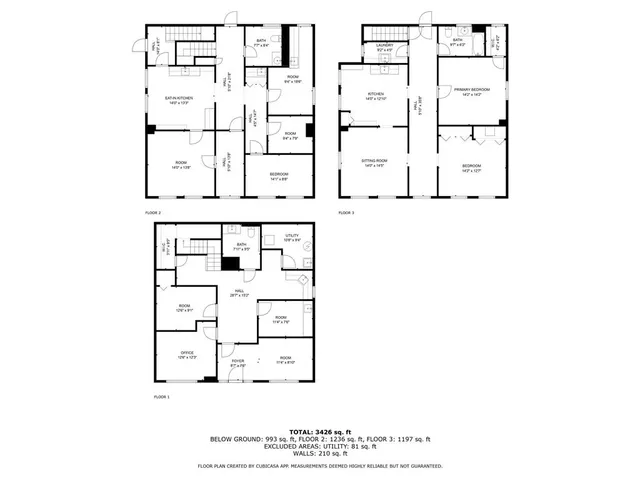 an aerial view of multiple houses with yard