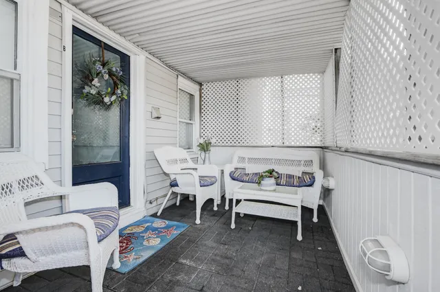 a view of a house with a street