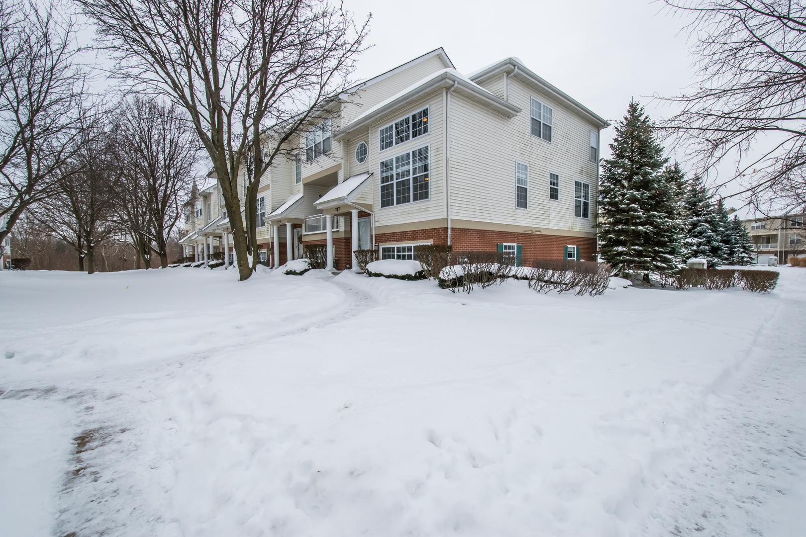 717 Pheasant Trail St. Charles, IL 60174 - Photo 2 of 32 a view of a house with a snow in the yard