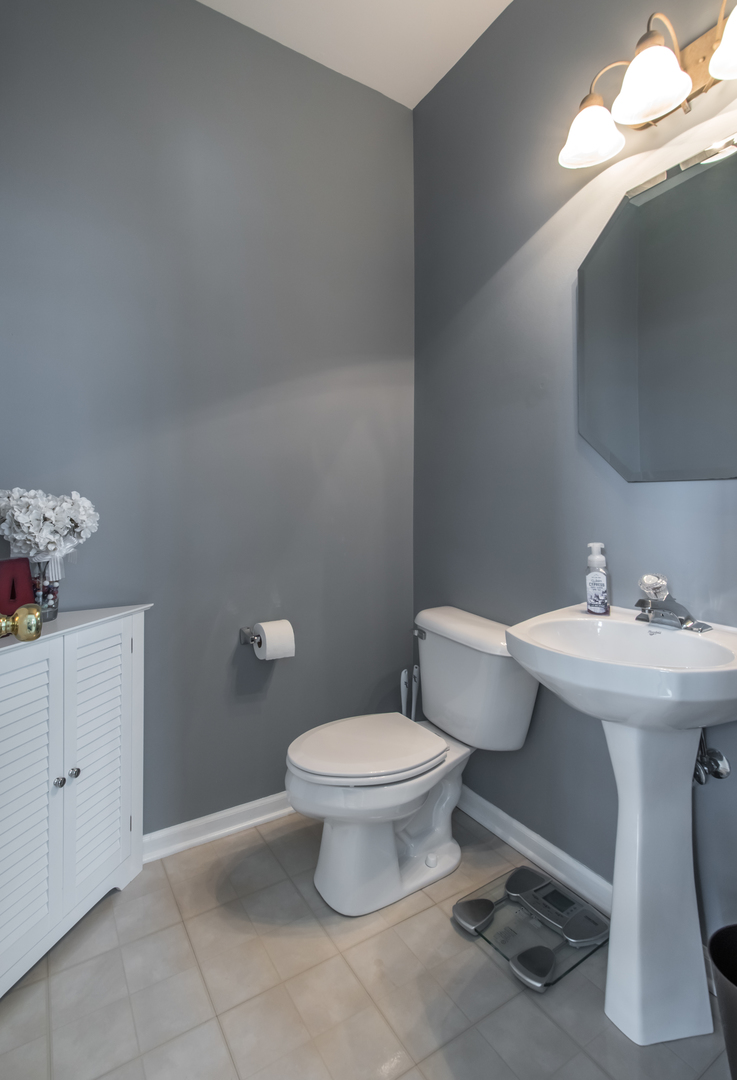 717 Pheasant Trail St. Charles, IL 60174 - Photo 17 of 32 a bathroom with a sink toilet and a mirror