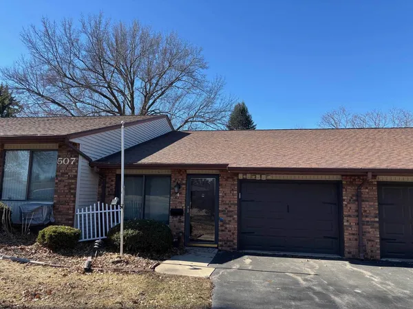 a view of house with backyard