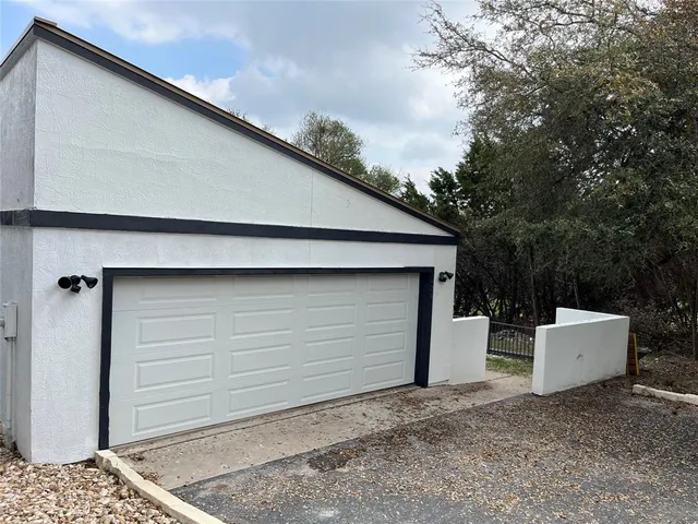 a backyard of a house