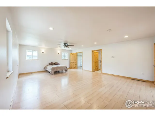 a view of livingroom with furniture and wooden floor