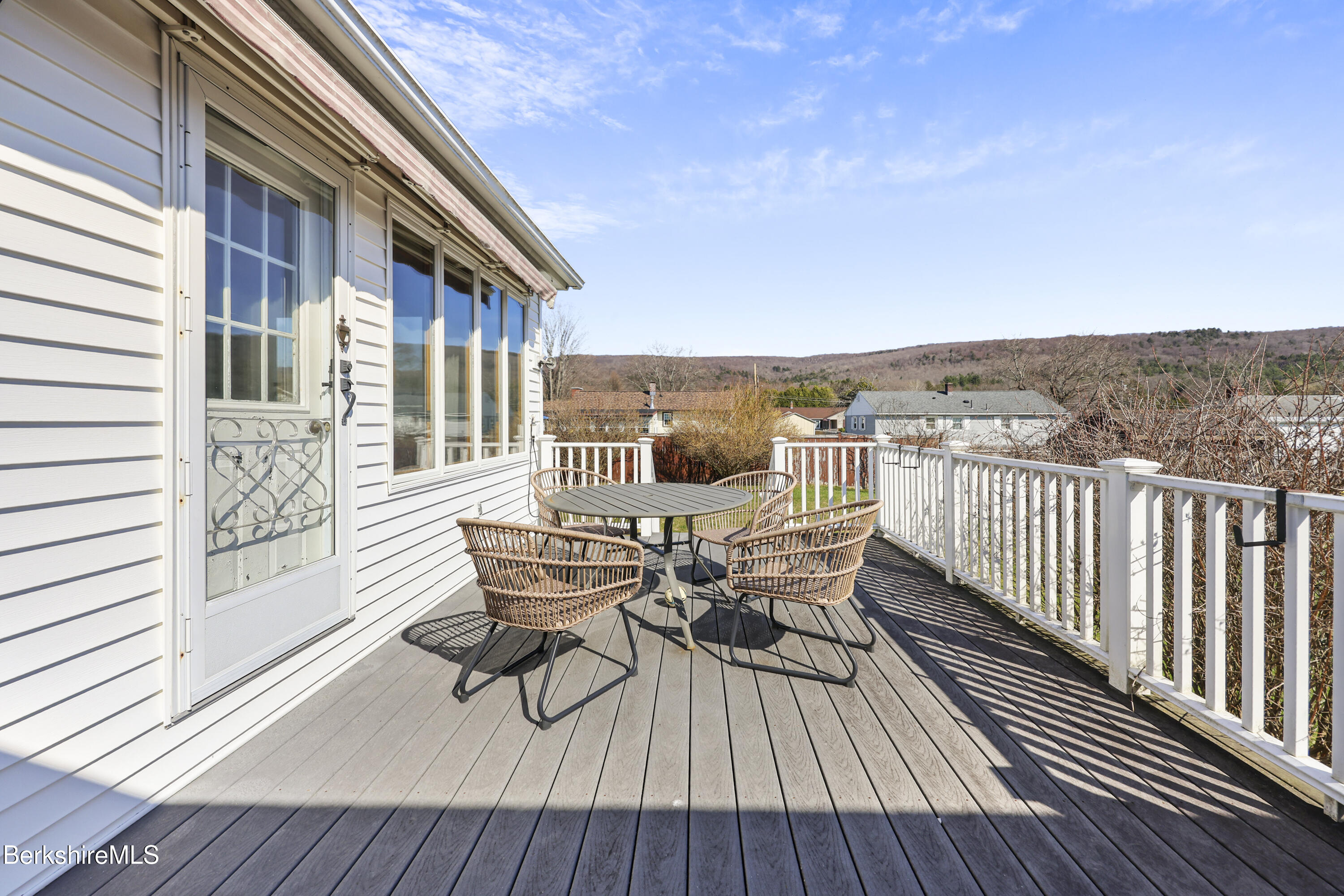 43 Baldwin Avenue Pittsfield, MA 01201 - Photo 7 of 31 a view of a patio on wooden deck