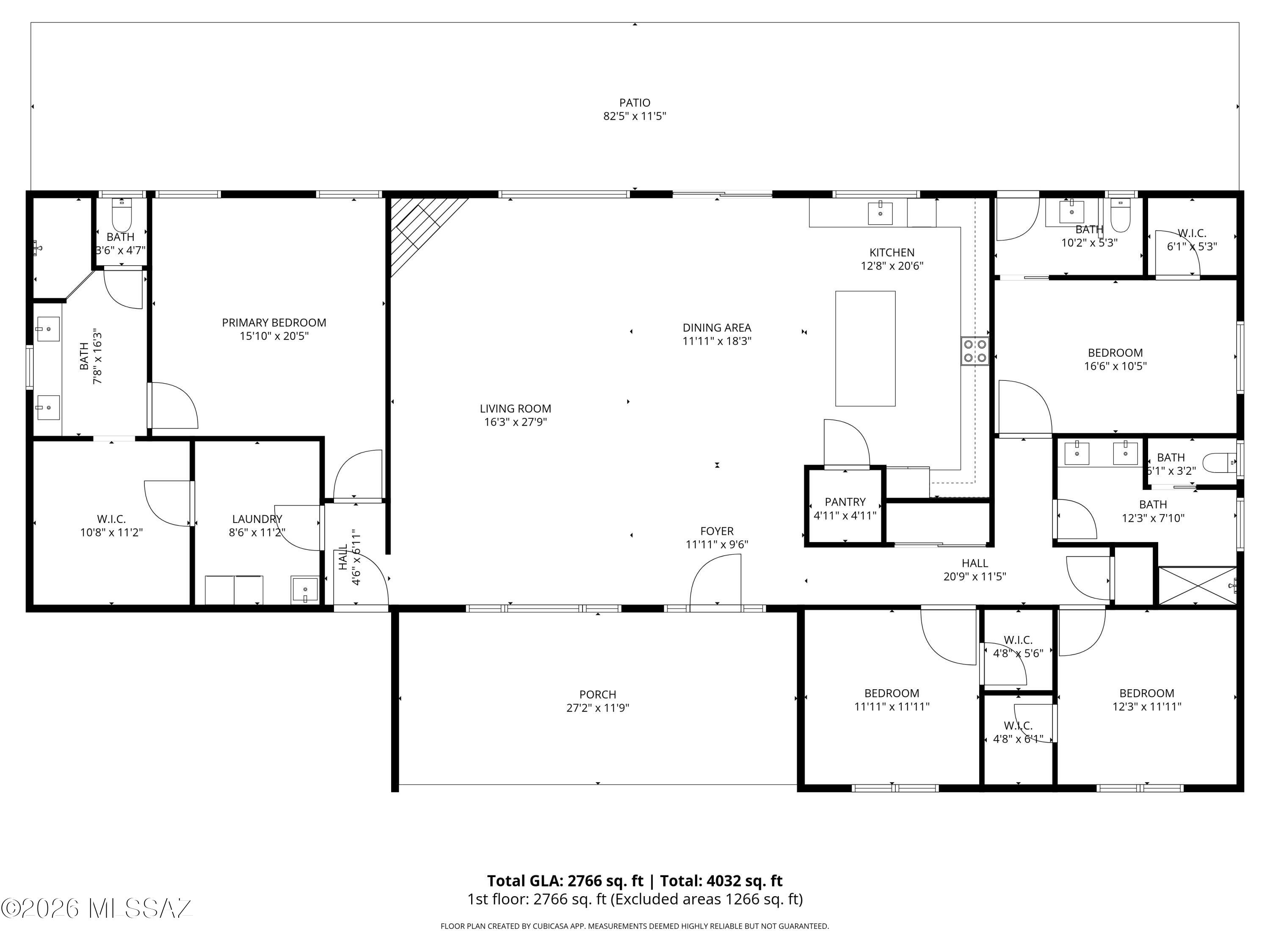 16276 East Empire View Road Vail, AZ 85641 - Photo 48 of 51 a picture of a picture of a floor