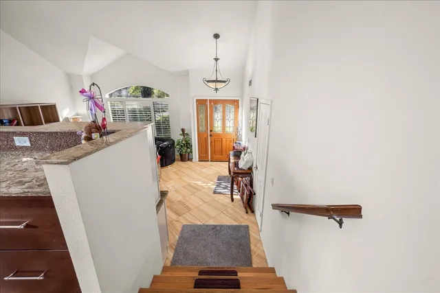 a view of a living room