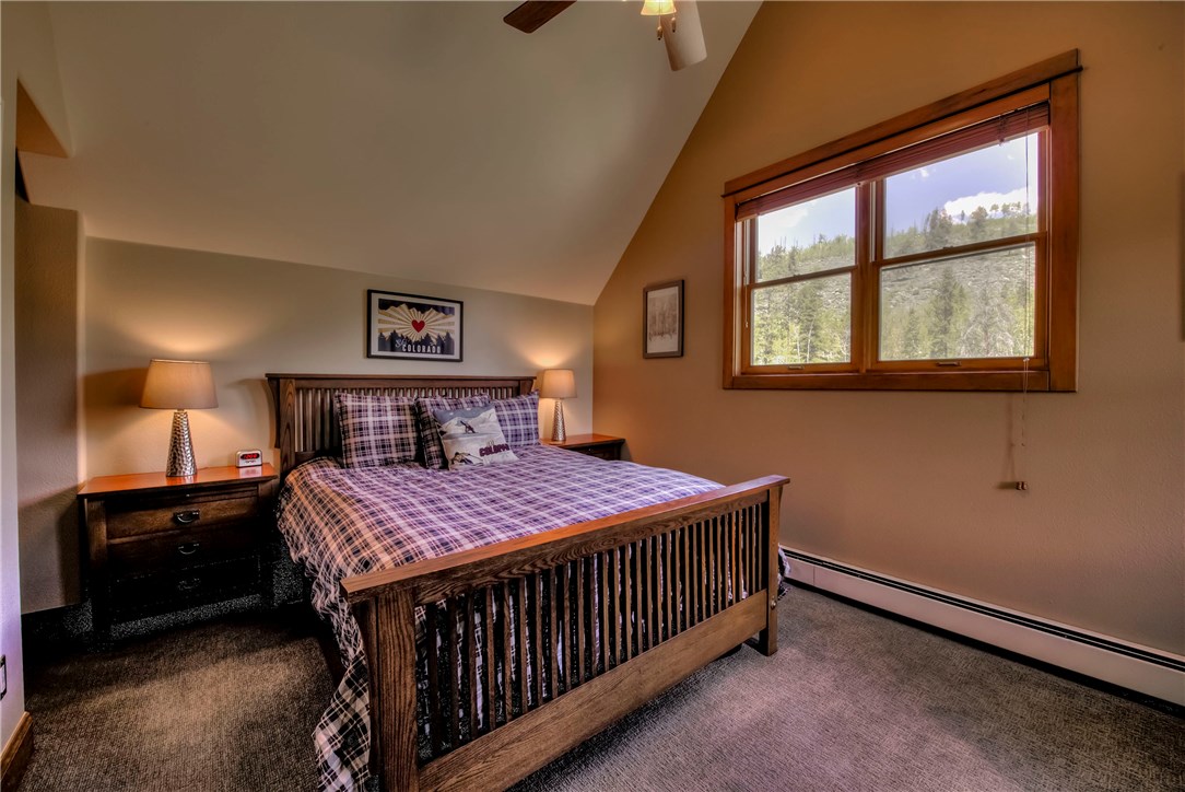 75 Antler Gulch Road, Unit 405 Keystone, CO 80435 - Photo 19 of 30 Master bedroom on second level