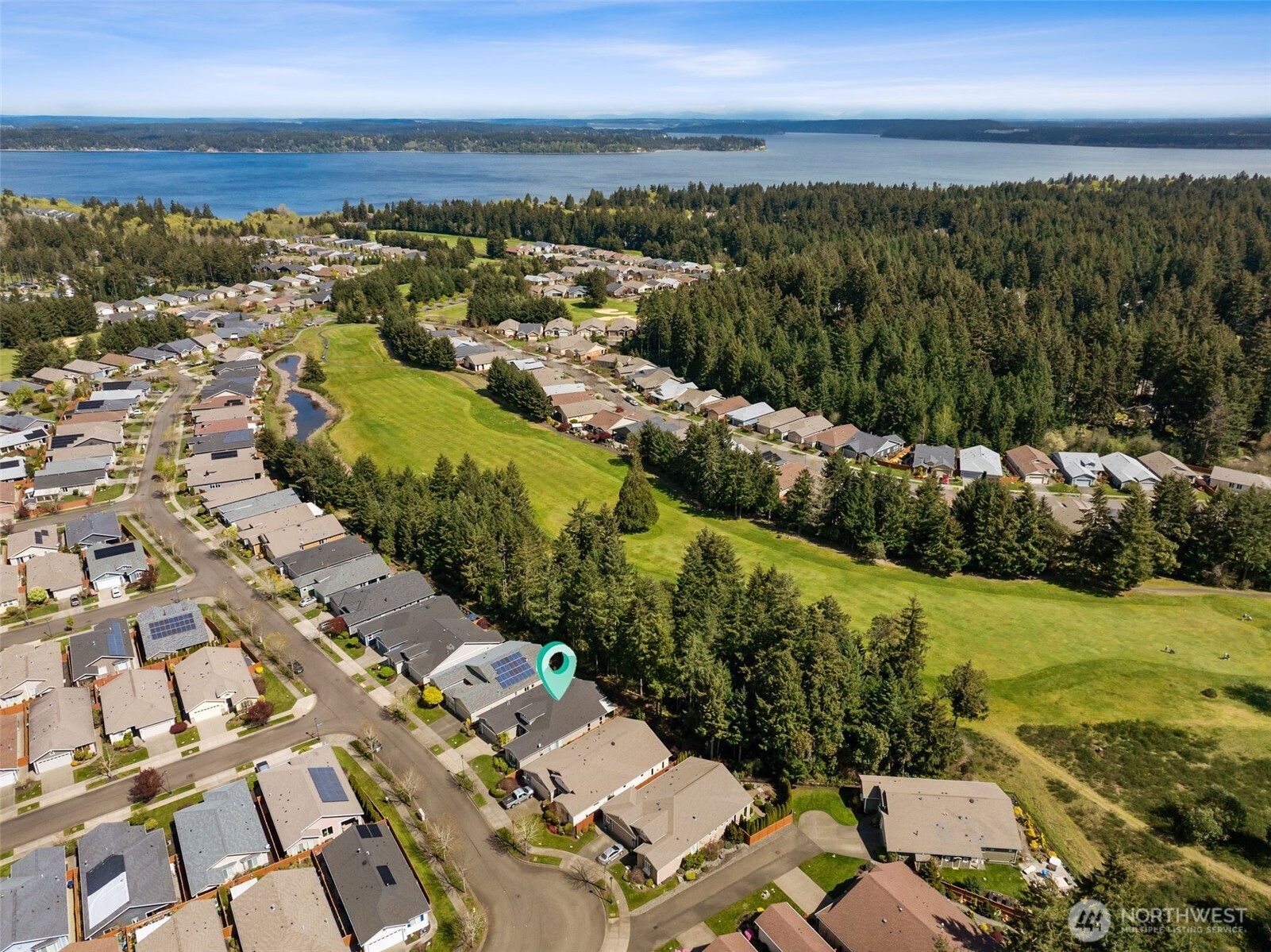 8265 Orcas Loop Northeast Lacey, WA 98516 - Photo 32 of 40 a view of city and ocean