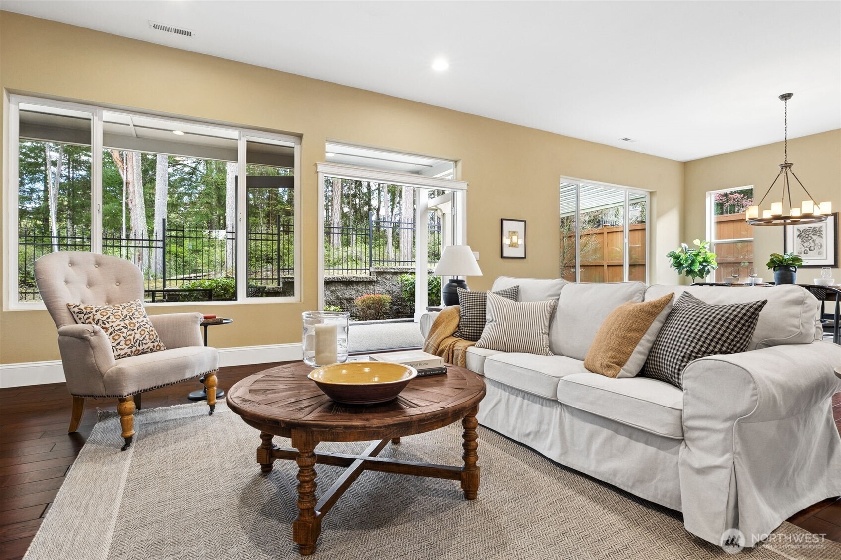 8265 Orcas Loop Northeast Lacey, WA 98516 - Photo 7 of 40 a living room with furniture and a large window