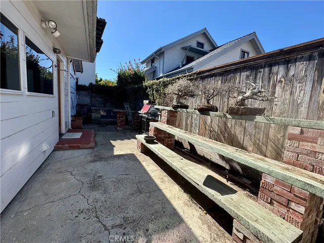 a view of a house with wooden floor