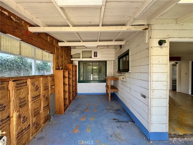 a view of storage and utility room