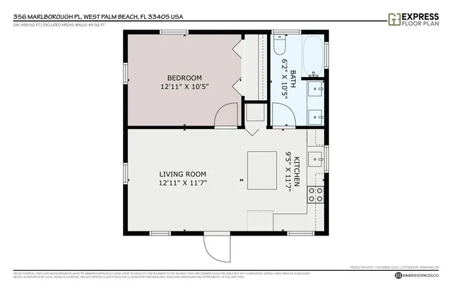 $1,995,000 | 354 Marlborough Place, West Palm Beach, FL 33405