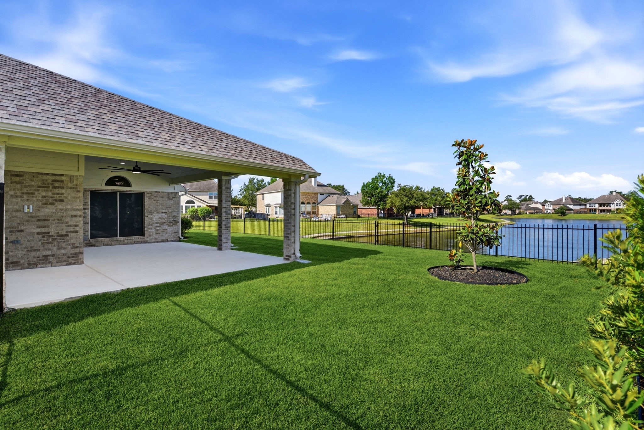 29819 South Legends Village Circle Spring, TX 77386 - Photo 41 of 48 a view of a house with backyard and sitting area