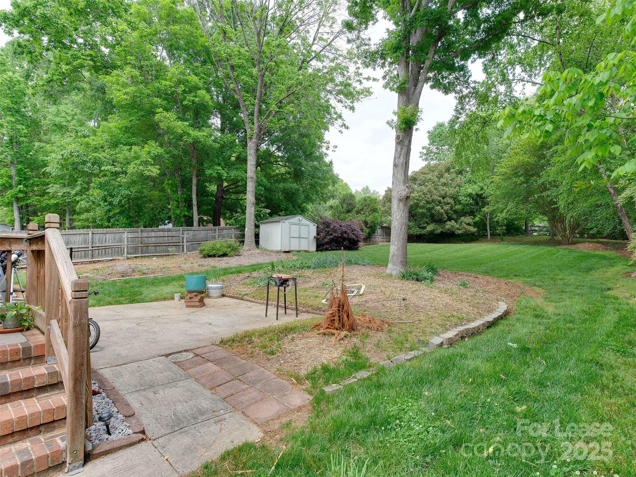 619 Fence Post Lane Matthews, NC 28105 - Photo 40 of 47 a view of backyard with green space