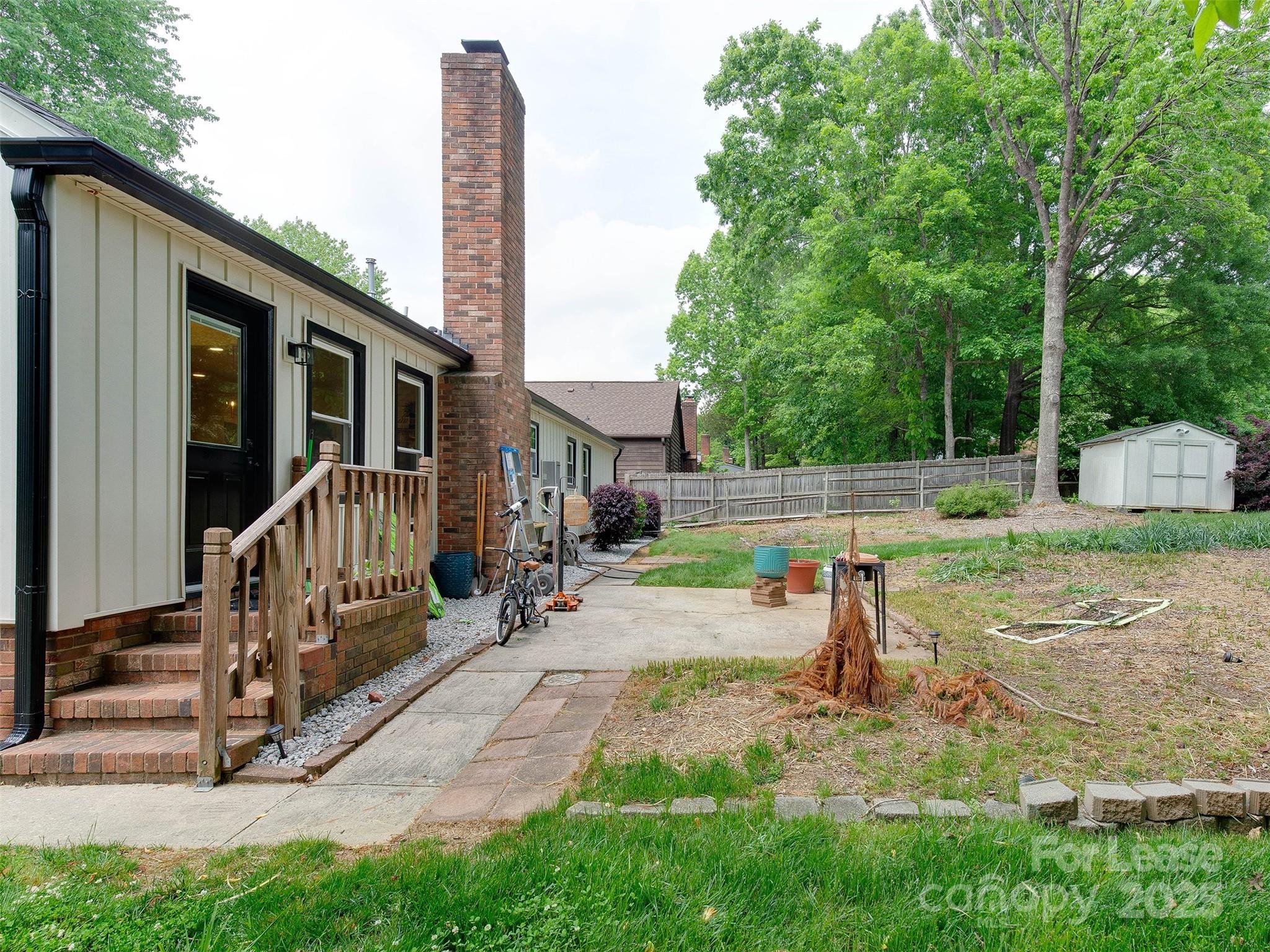 619 Fence Post Lane Matthews, NC 28105 - Photo 41 of 47 a view of backyard of the house