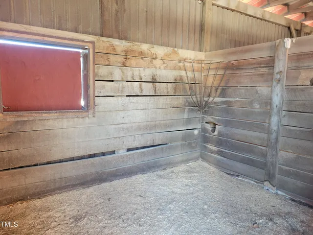 a view of a terrace with a bench