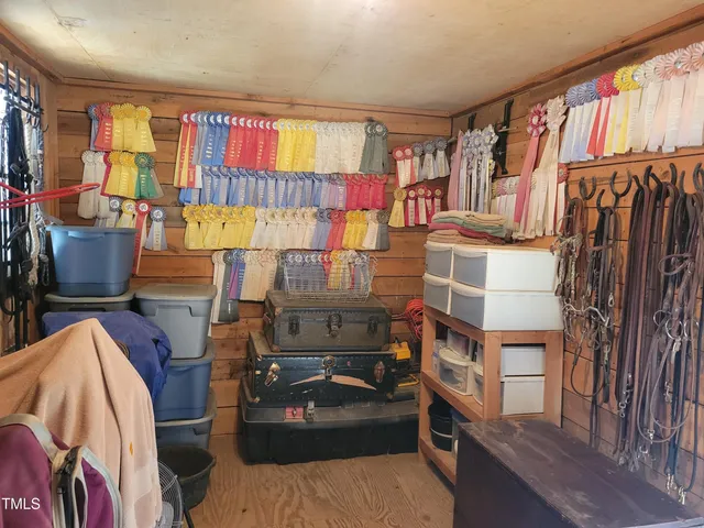 a view of a porch with furniture