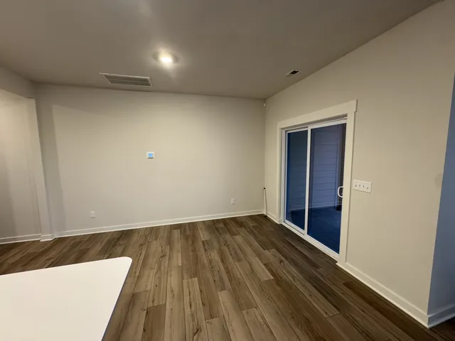 a view of wooden floor