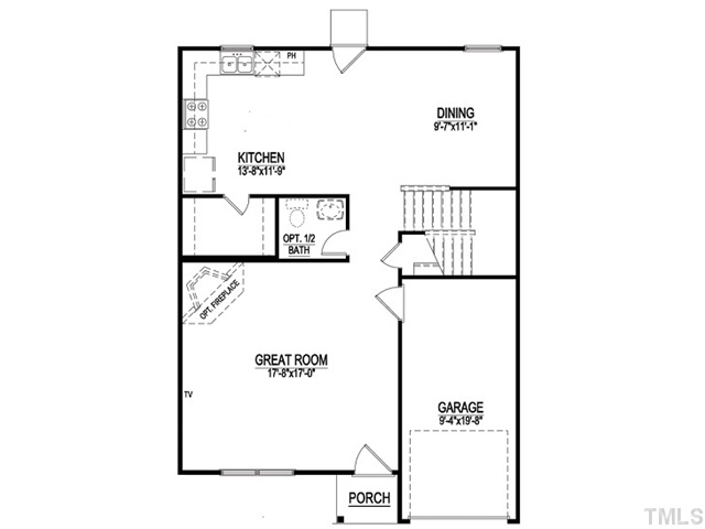2708 Manthorp Terrace Raleigh, NC 27610 - Photo 3 of 19 a picture of a floor plan