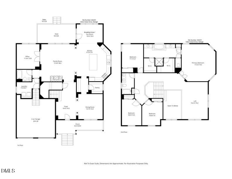 13022 Edsel Drive Raleigh, NC 27613 - Photo 29 of 29 Full floorplan_13022 Edsel_Dodson