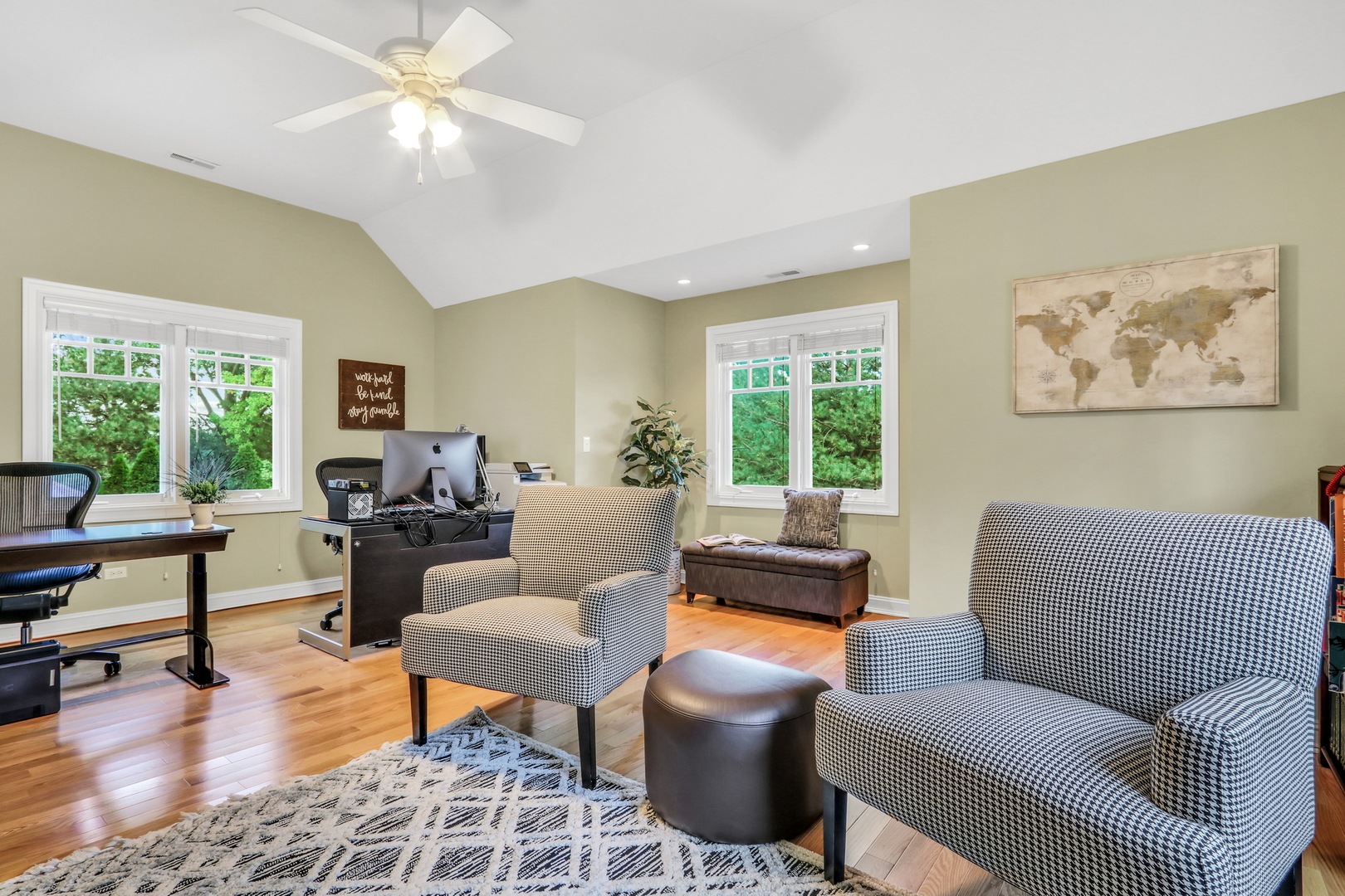 5684 Wolf Road Western Springs, IL 60558 - Photo 41 of 51 a living room with furniture a fireplace and a window