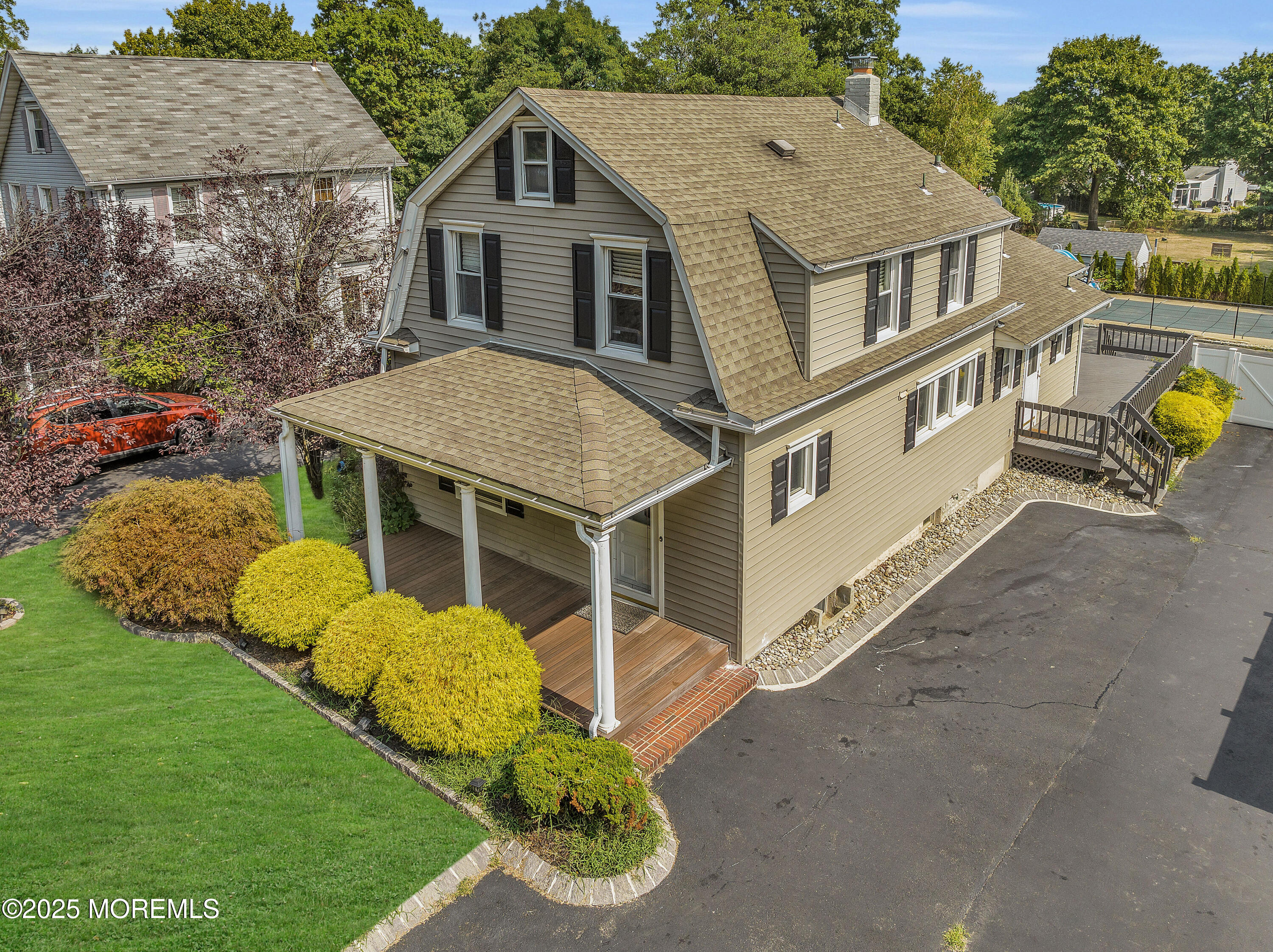 308 Monmouth Road West Long Branch, NJ 07764 - Photo 2 of 32 an aerial view of a house with yard