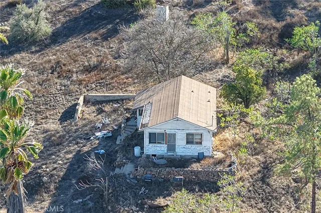a view of a city with mountain