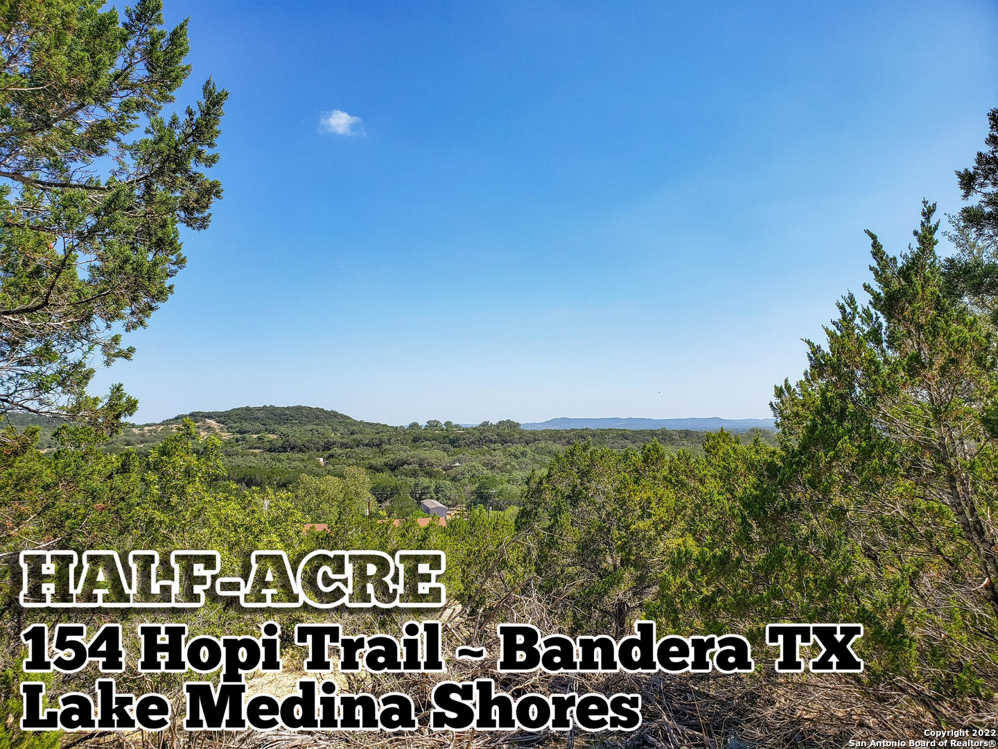 154 Hopi Trail Bandera, TX 78003 - Photo 1 of 1 a view of a sign board