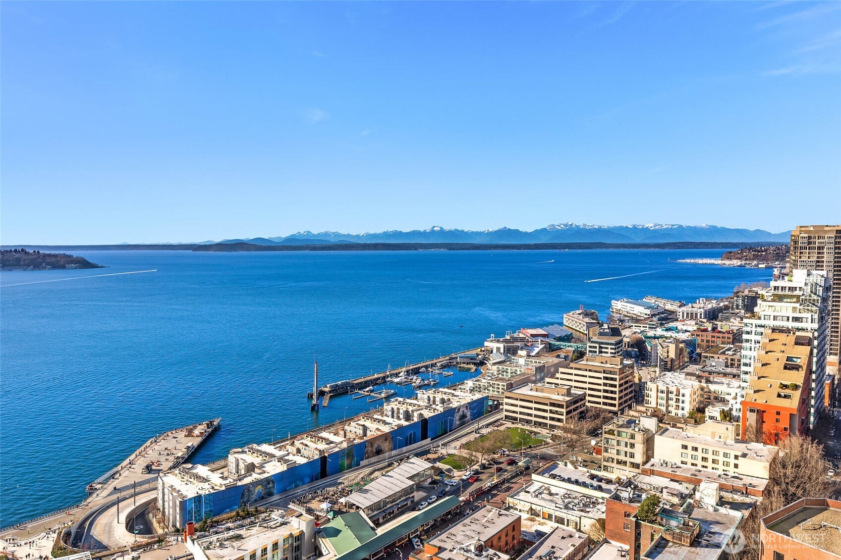 1521 2nd Avenue, Unit 3100 Seattle, WA 98101 - Photo 6 of 40 a view of ocean with a city skyline