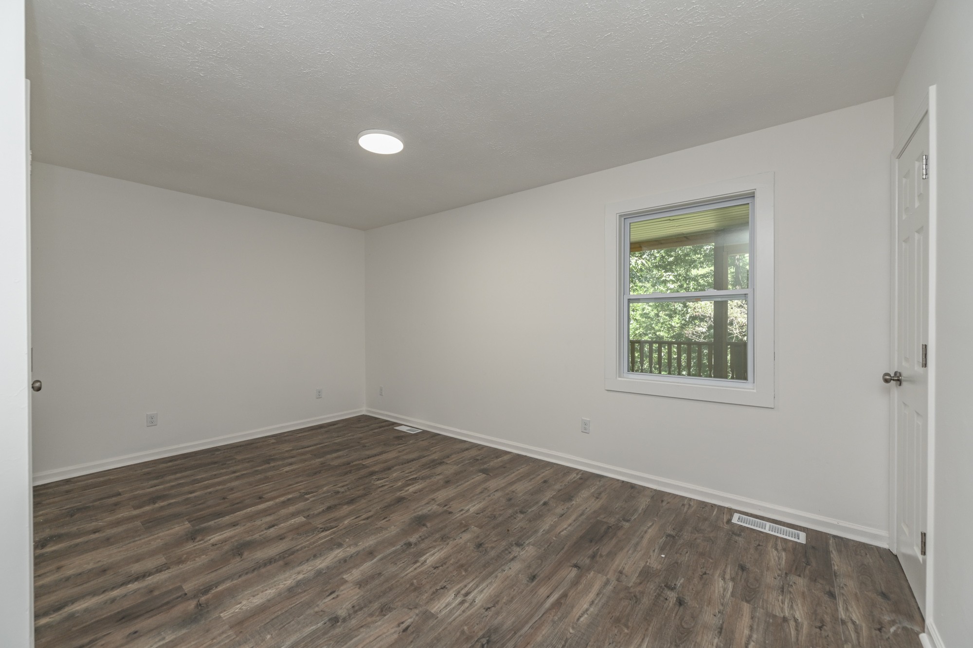 665 Hog Back Ridge Road Bethpage, TN 37022 - Photo 52 of 66 an empty room with wooden floor and windows