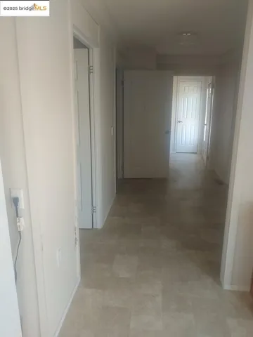 a view of a wooden door