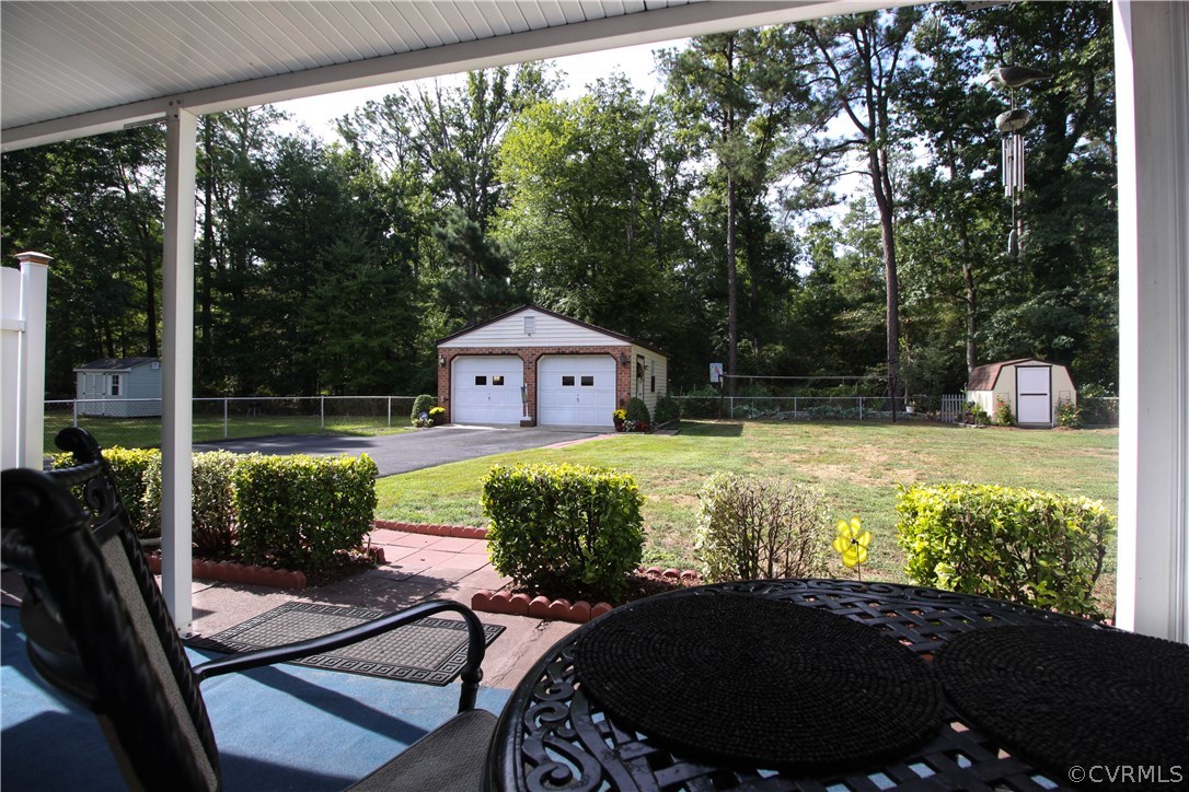 524 West Crieff Road Richmond, VA 23225 - Photo 15 of 15 Covered back patio to sit and enjoy a beautiful fa