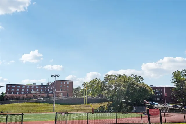 a view of street with houses