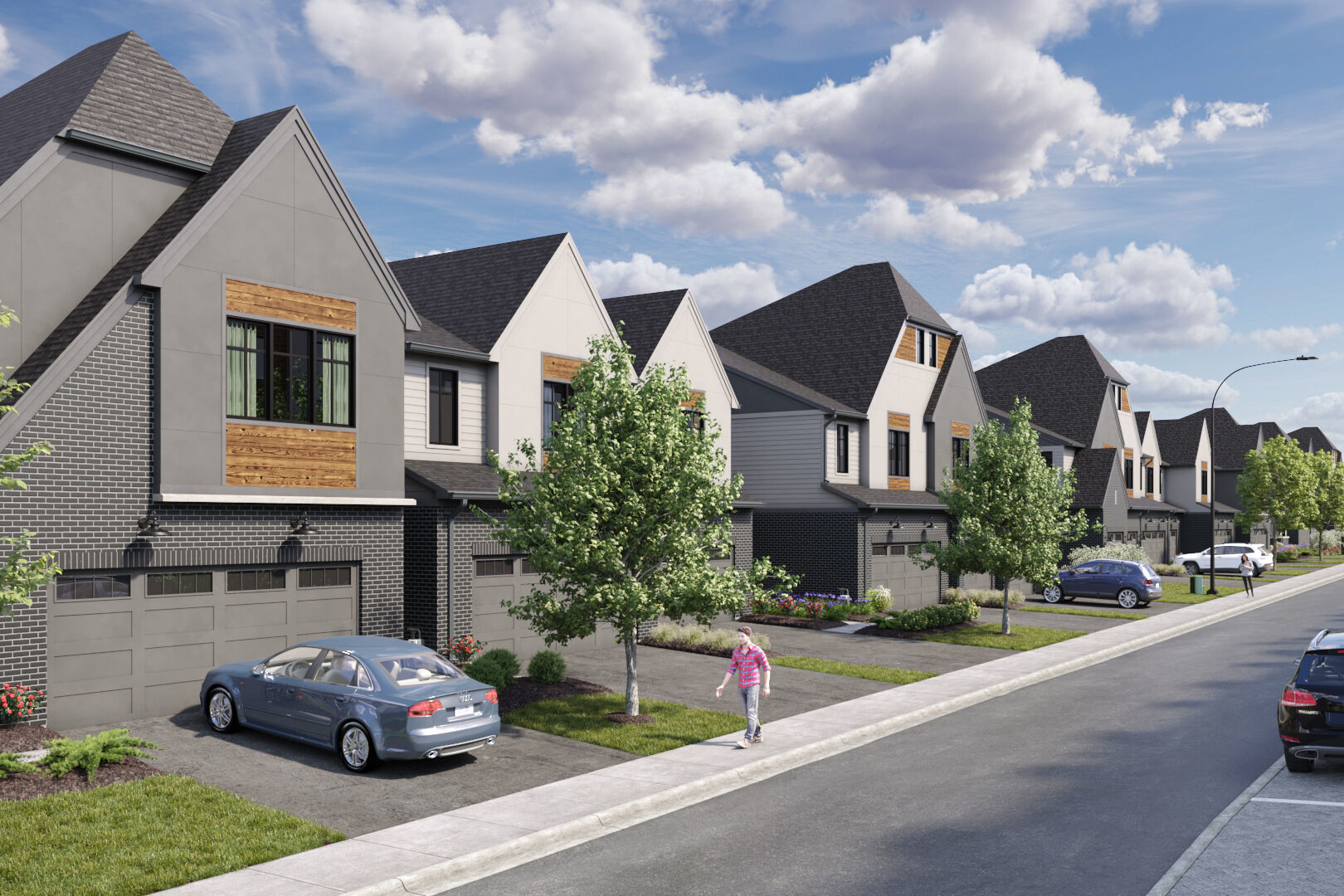 2044 Iron Ridge Lane Naperville, IL 60563 - Photo 3 of 15 a car parked in front of a brick house