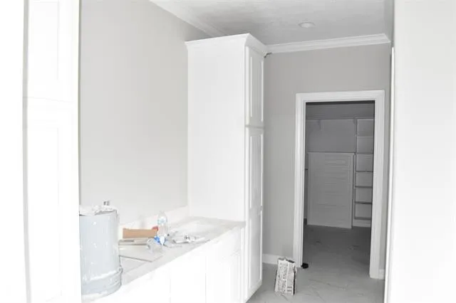 a view of an empty room