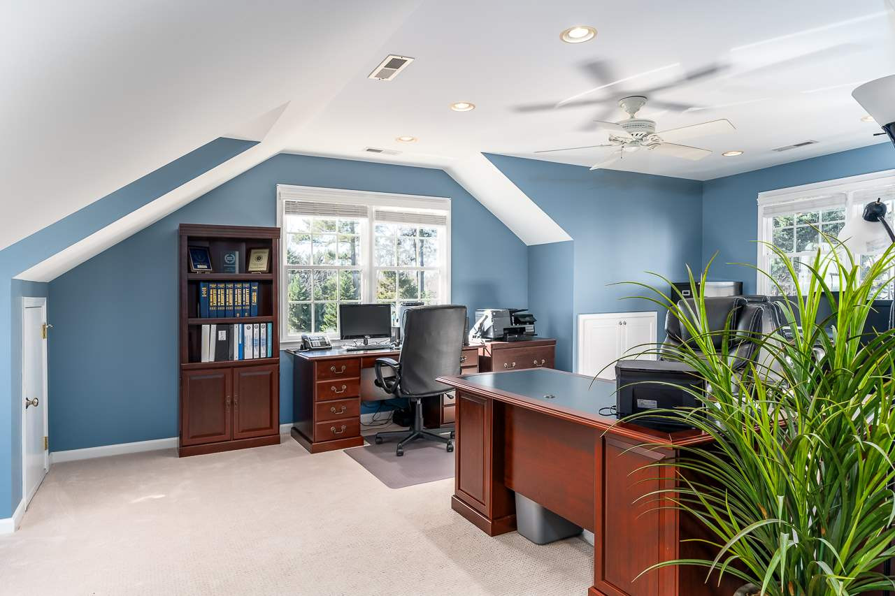10813 Dalmore Place Raleigh, NC 27614 - Photo 21 of 25 Huge retreat currently used as operations for seller's business; full bath & built in storage. Teen Retreat