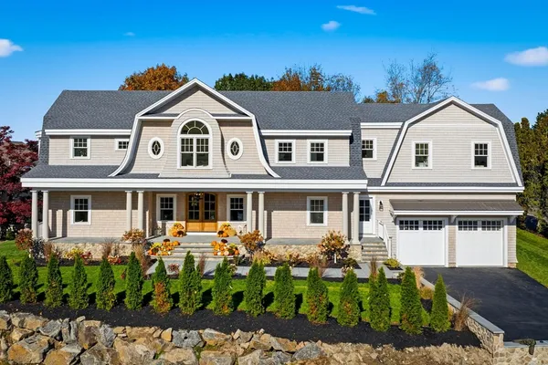 front view of house with a yard