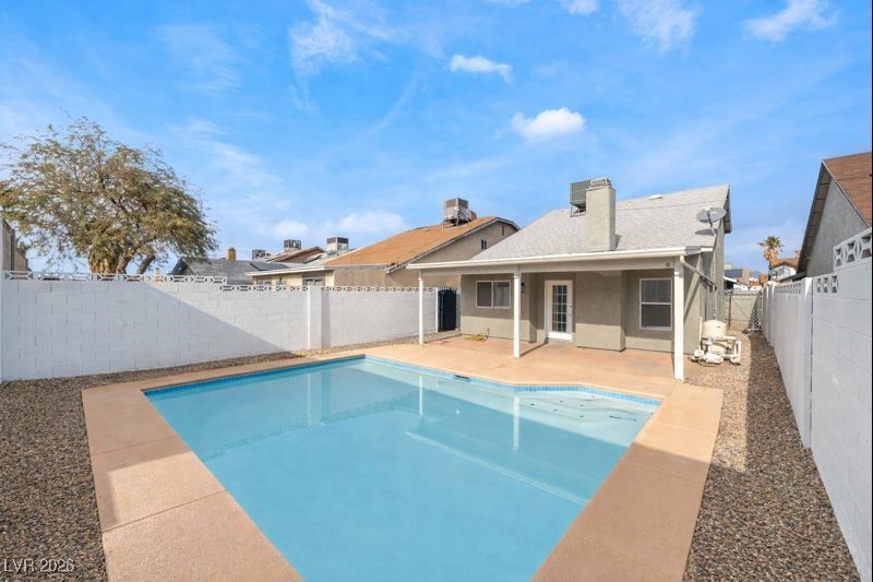 516 Inness Avenue Henderson, NV 89011 - Photo 42 of 42 View of pool featuring a patio area and a fenced backyard