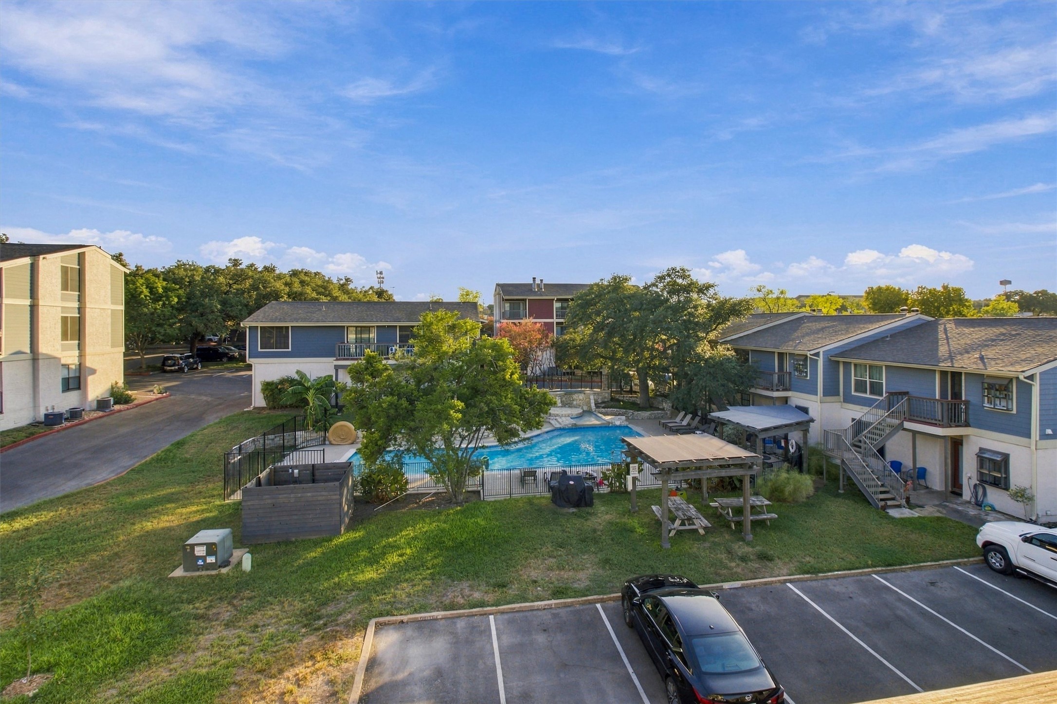 2215 Post Road, Unit 2055 Austin, TX 78704 - Photo 17 of 30 Pool view from the primary bedroom.