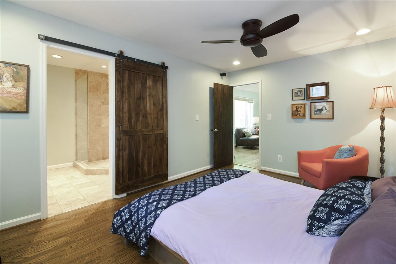 2908 Sandia Drive Raleigh, NC 27607 - Photo 13 of 29 Tasteful Master Suite with travertine bath and large walk-in closet. Master on Main