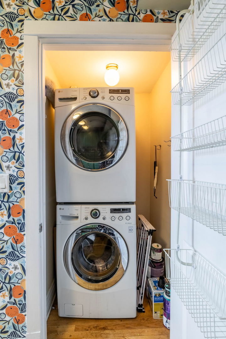 3737 North Pulaski Road, Unit 3S Chicago, IL 60641 - Photo 17 of 25 a utility room with dryer and washer