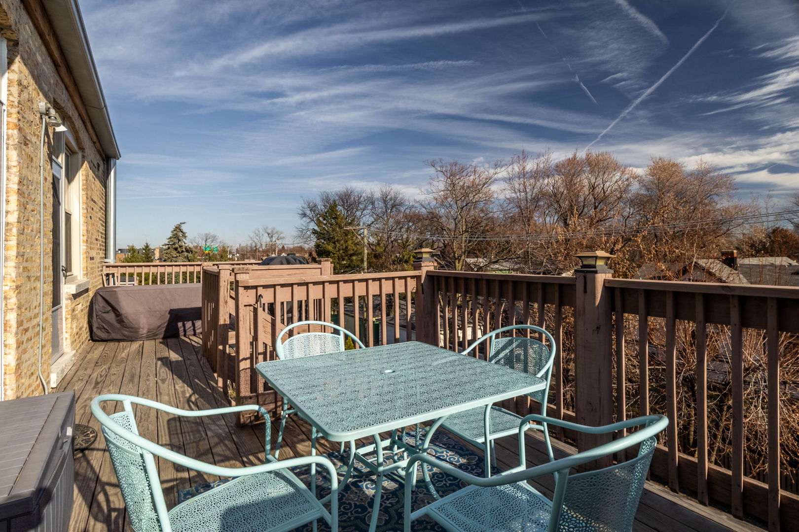3737 North Pulaski Road, Unit 3S Chicago, IL 60641 - Photo 24 of 25 a view of a balcony with table and chairs